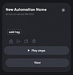 Add "Notes" to Automations