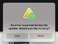 Infinite loop of install update-error