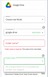 Google Drive New folder action